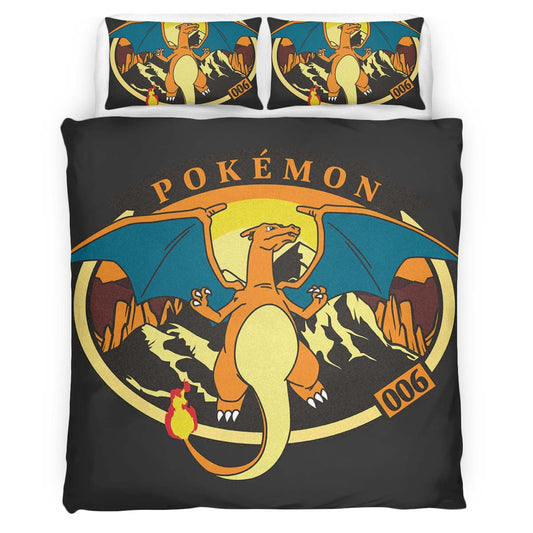 Charizard Pokemon 10 Duvet Cover
