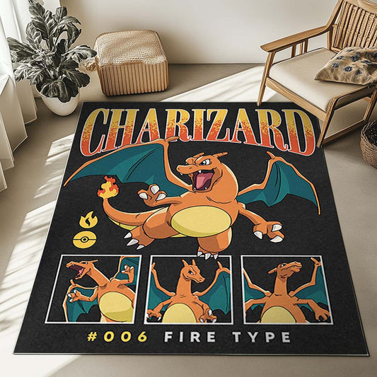 Charizard Pokemon 11 Rug