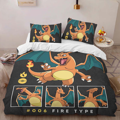 Charizard Pokemon 11 Duvet Cover 2