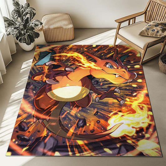 Charizard Pokemon 3 Rug