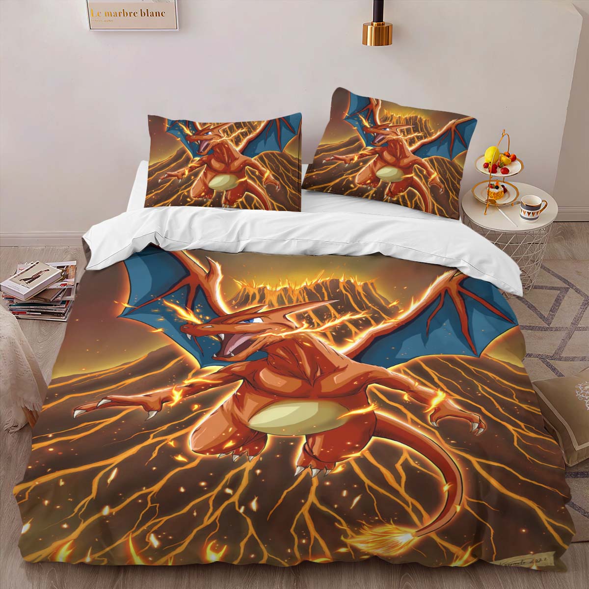 Charizard Pokemon 4 Duvet Cover 2