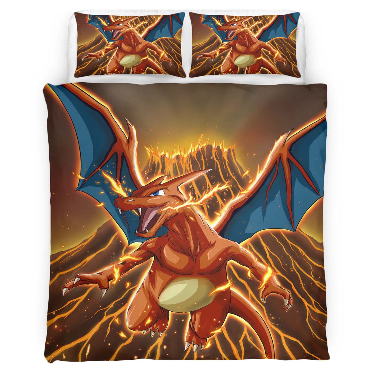 Charizard Pokemon 4 Duvet Cover