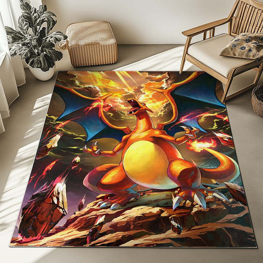 Charizard Pokemon 6 Rug
