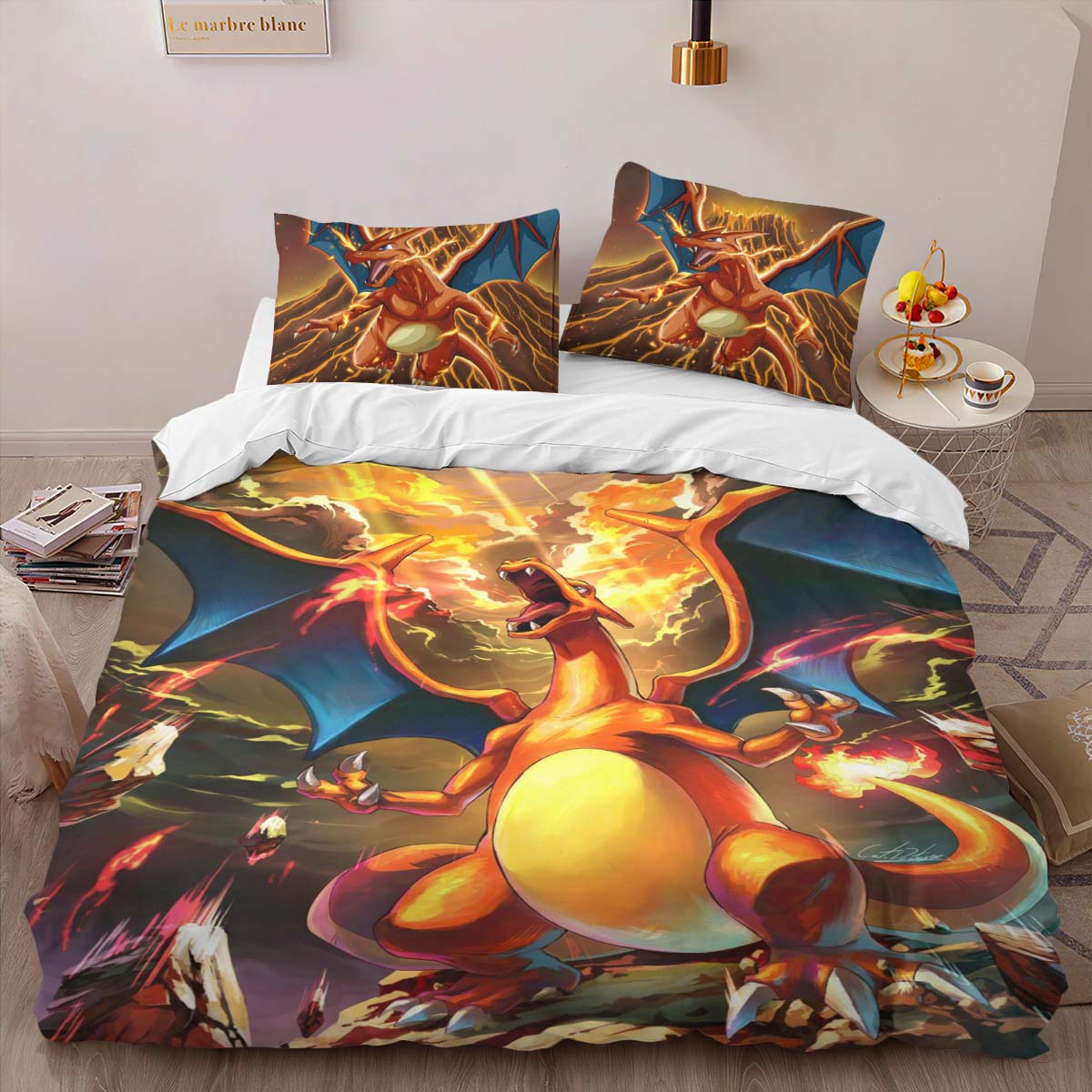 Charizard Pokemon 6 Duvet Cover 2