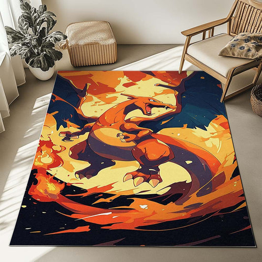 Charizard Pokemon 7 Rug