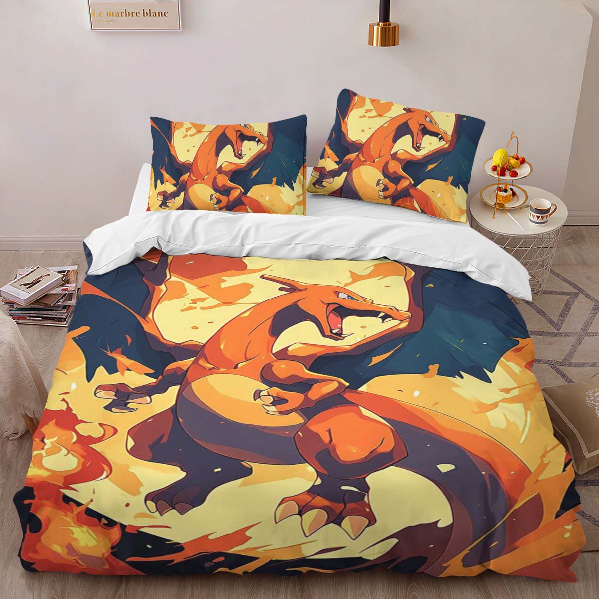 Charizard Pokemon 7 Duvet Cover 2