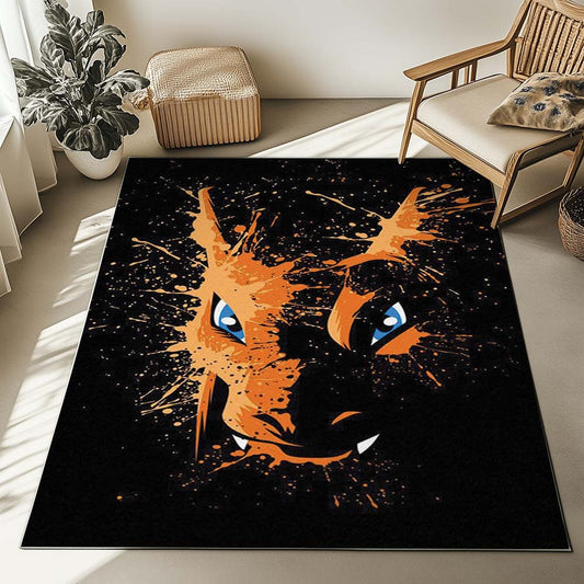 Charizard Pokemon 9 Rug