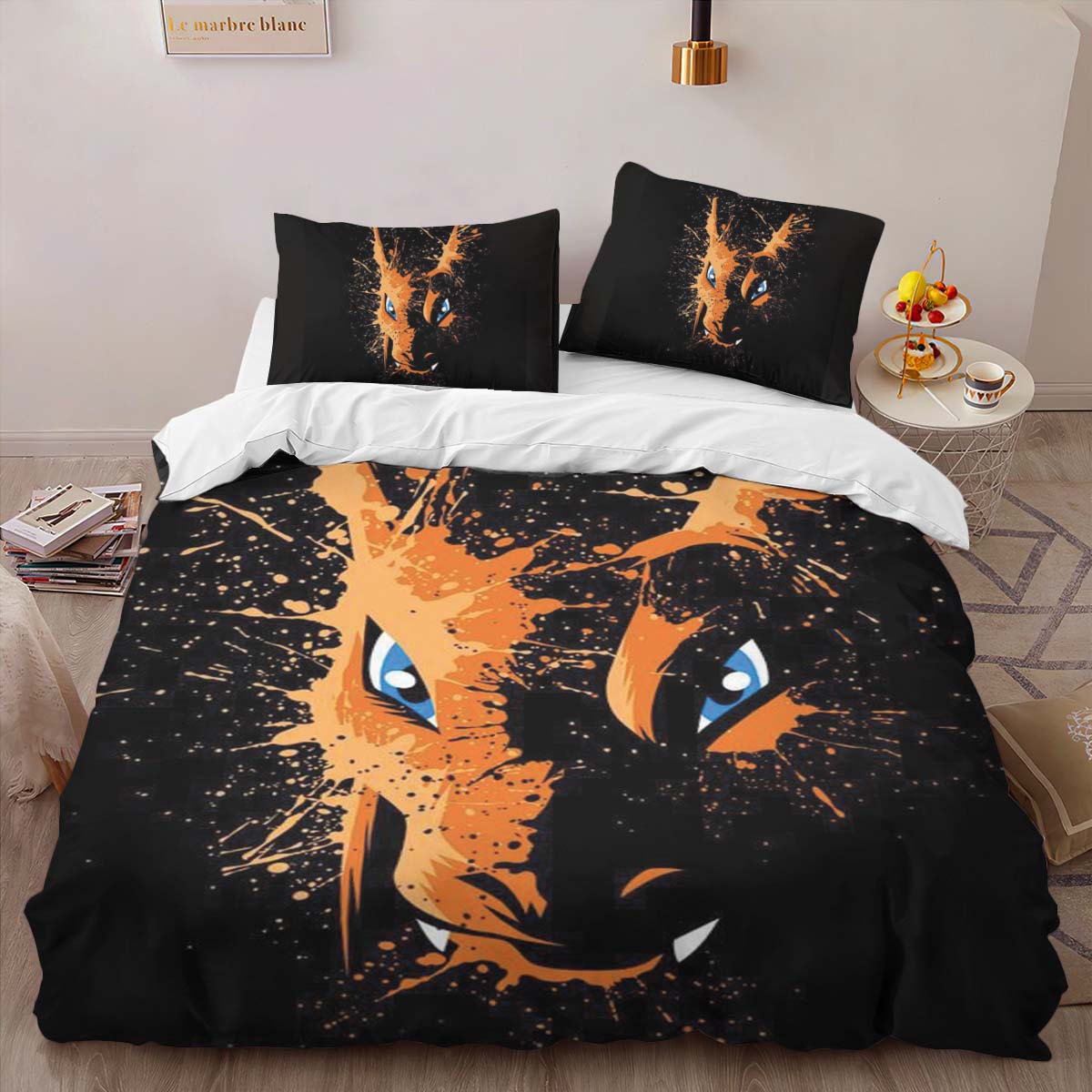 Charizard Pokemon 9 Duvet Cover 2