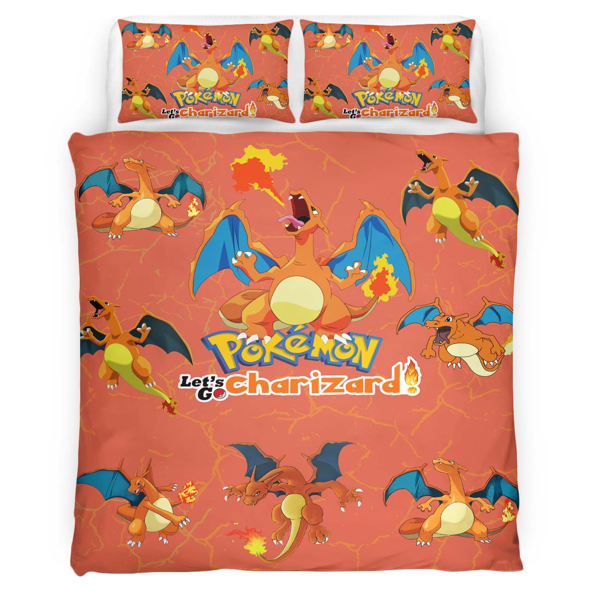 Charizard Pokemon Duvet Cover