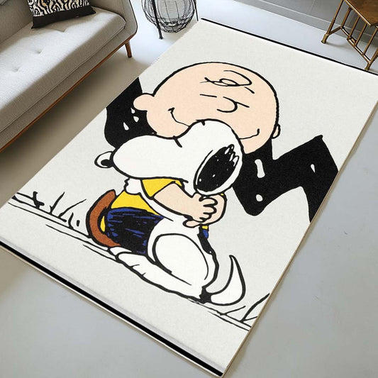 Charlie Brown and Snoopy Peanuts Rug