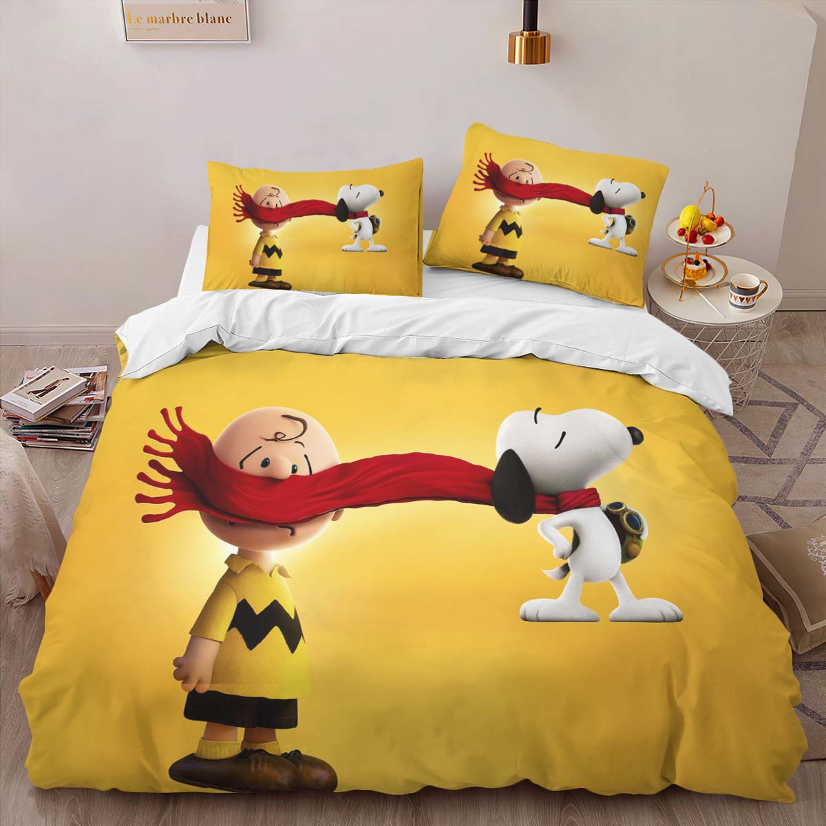 Charlie Brown and Snoopy Peanuts 2 Duvet Cover 2