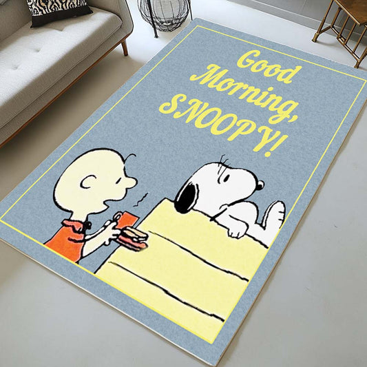 Charlie Brown and Snoopy Peanuts 3 Rug