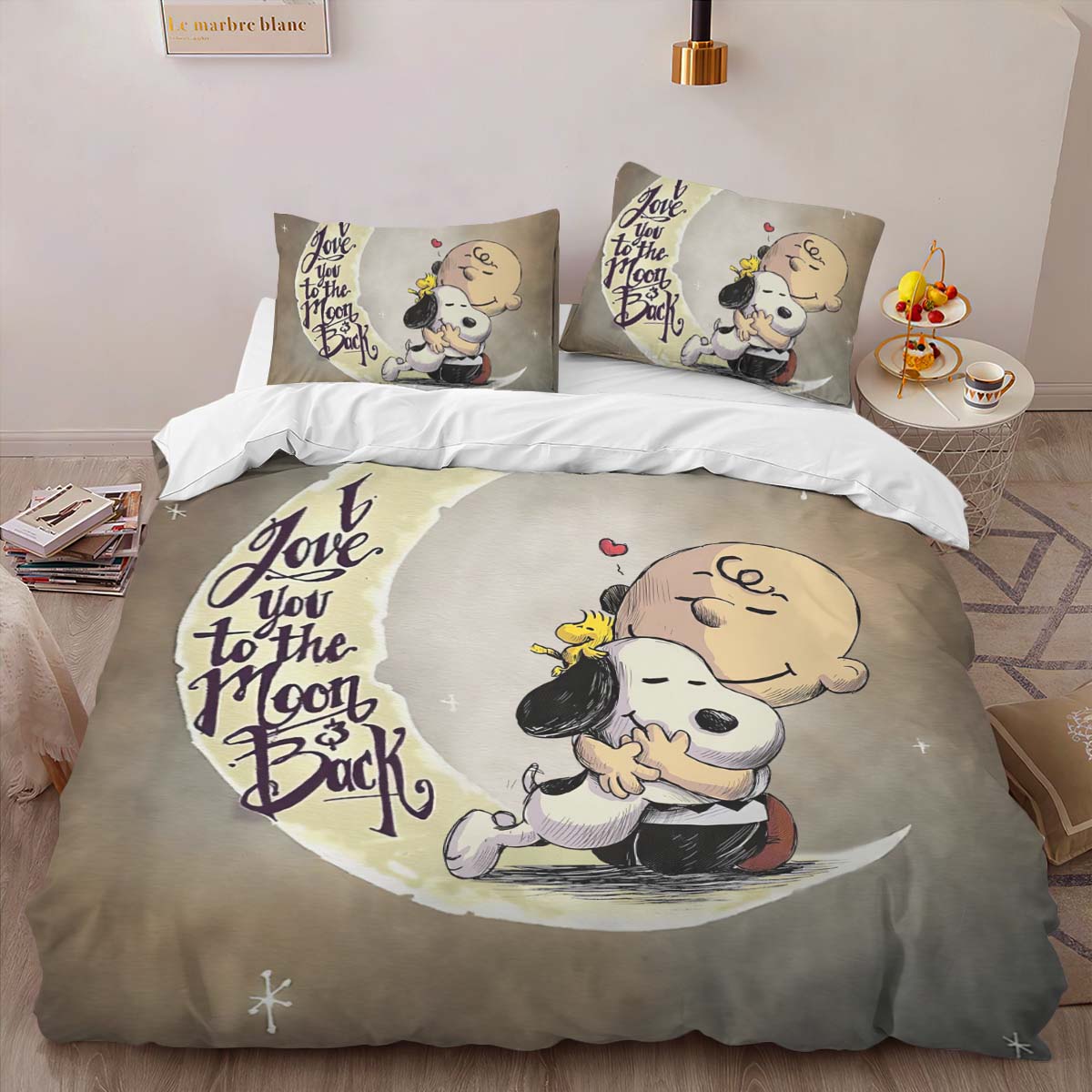Charlie Brown and Snoopy Peanuts 4 Duvet Cover 2
