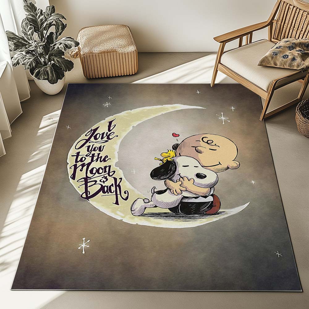 Charlie Brown and Snoopy Peanuts 4 Rug 2