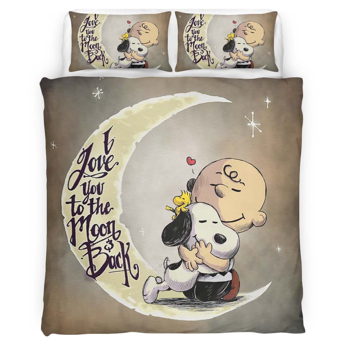 Charlie Brown and Snoopy Peanuts 4 Duvet Cover