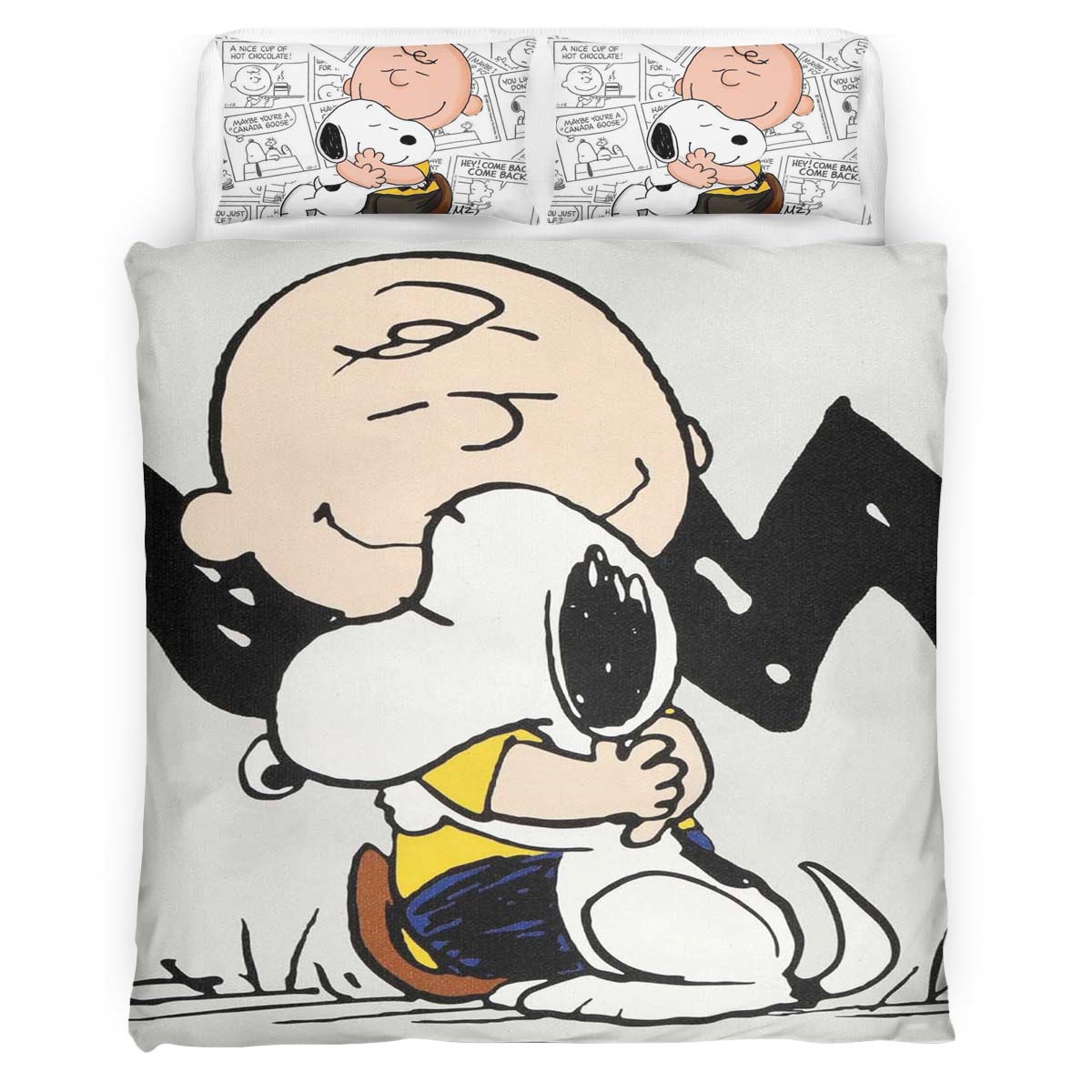 Charlie Brown and Snoopy Peanuts Duvet Cover