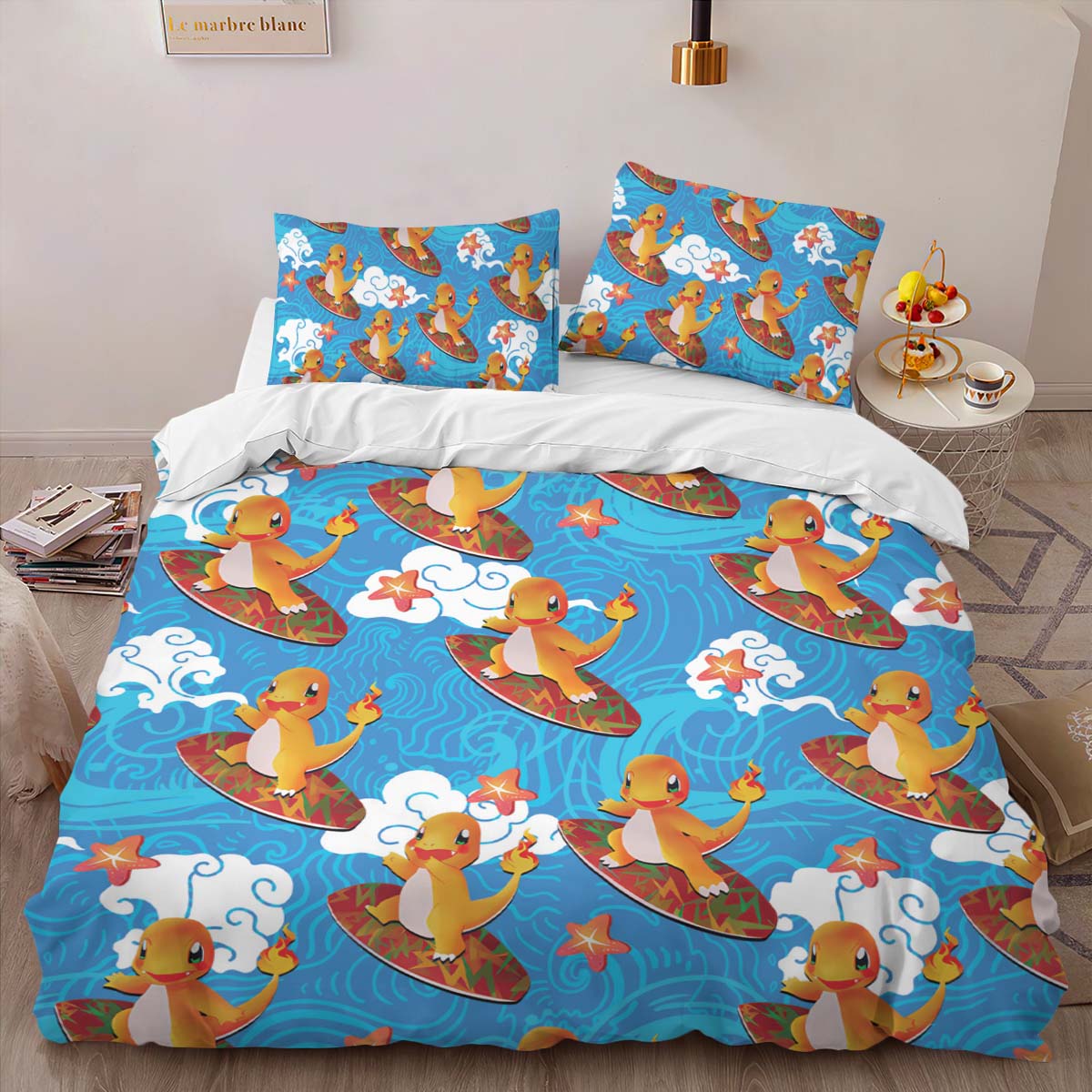 Charmander Fire Pokemon 2 Duvet Cover 2
