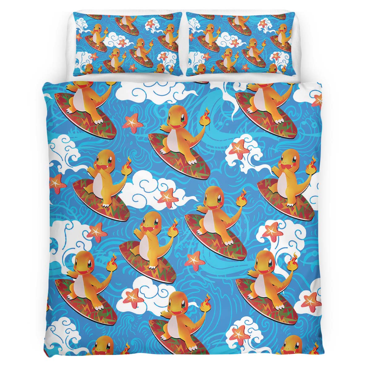 Charmander Fire Pokemon 2 Duvet Cover