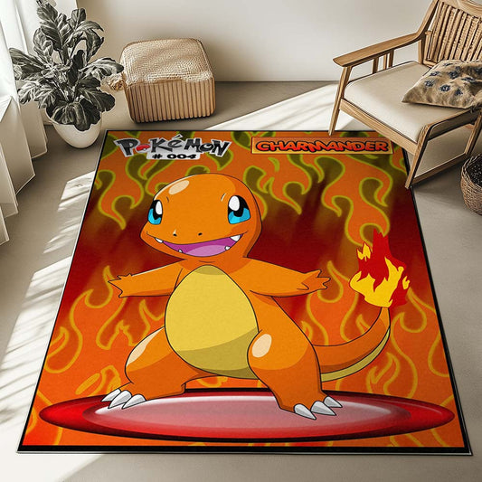 Charmander Fire Pokemon 3 Rug