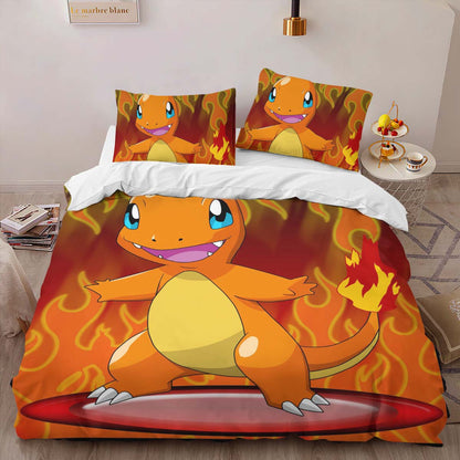 Charmander Fire Pokemon 3 Duvet Cover 2