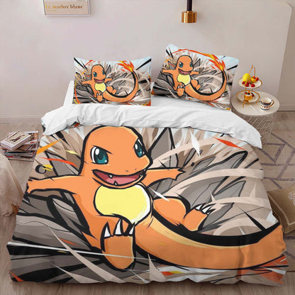 Charmander Fire Pokemon 4 Duvet Cover 2