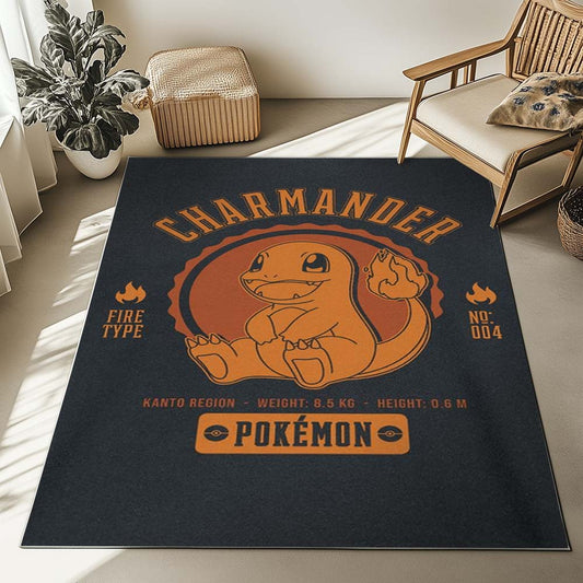 Charmander Fire Pokemon 6 Rug