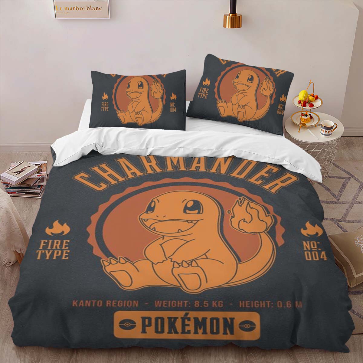 Charmander Fire Pokemon 6 Duvet Cover 2