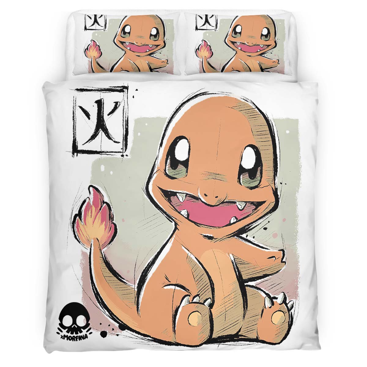 Charmander Pokemon 2 Duvet Cover