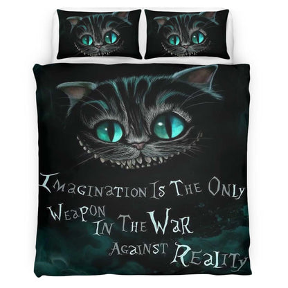 Cheshire Cat Alive in Wonderland 03 Duvet Cover