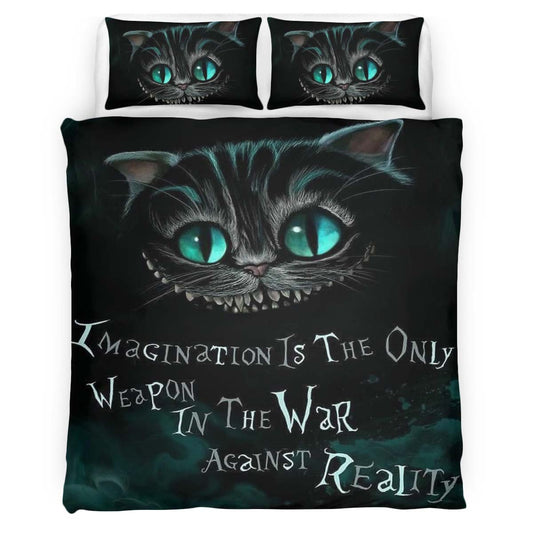 Cheshire Cat Alive in Wonderland 03 Duvet Cover