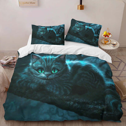 Cheshire Cat Alive in Wonderland 04 Duvet Cover 2