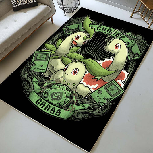 Chikorita Gen 2 Grass Pokemon Rug