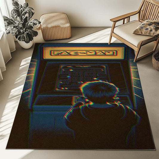 Child play Pacman Game Rug
