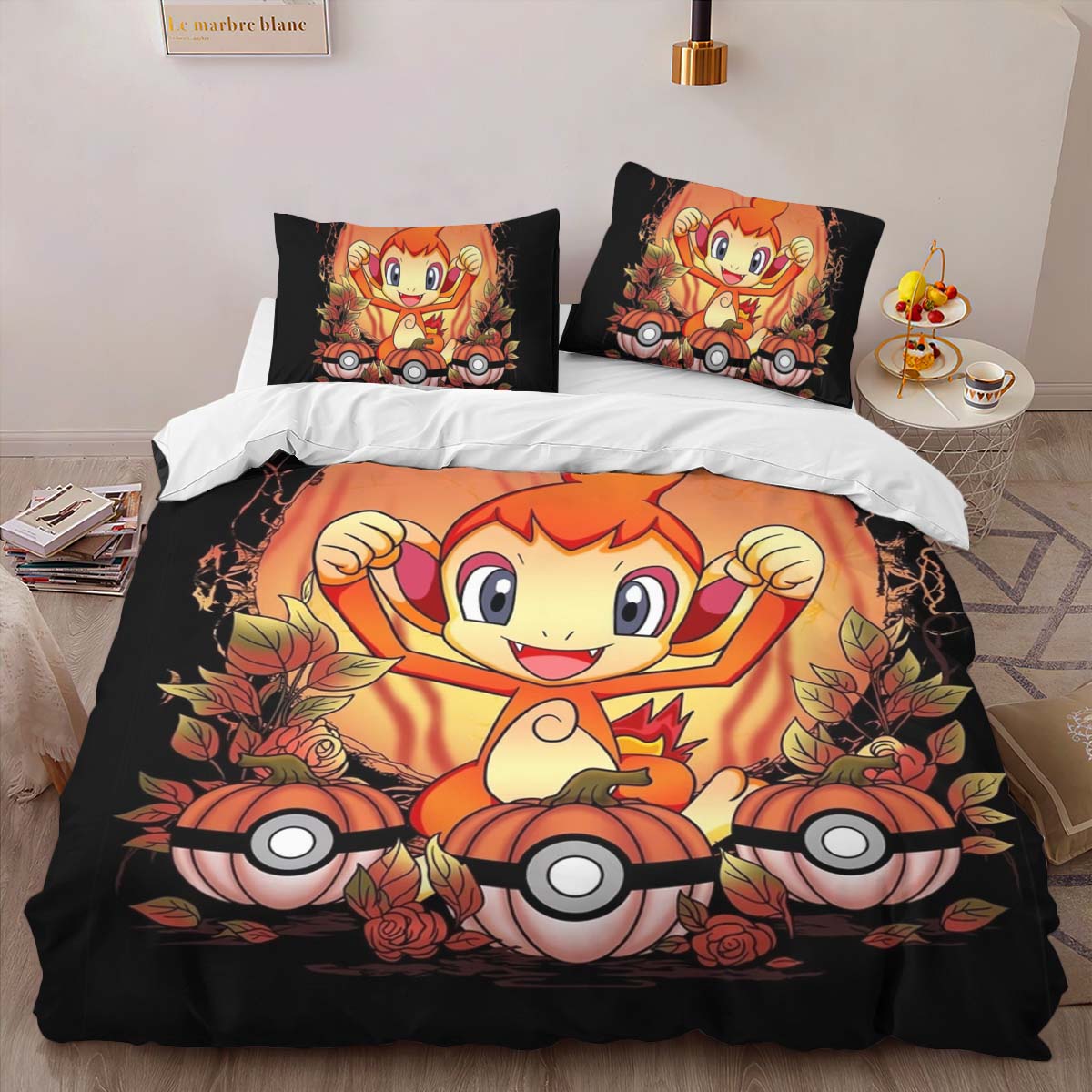 Chimchar Pokemon Duvet Cover 2