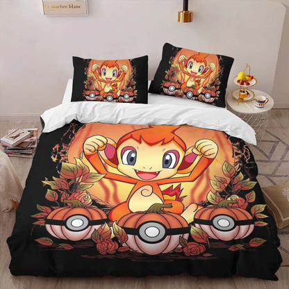 Chimchar Pokemon Duvet Cover 2