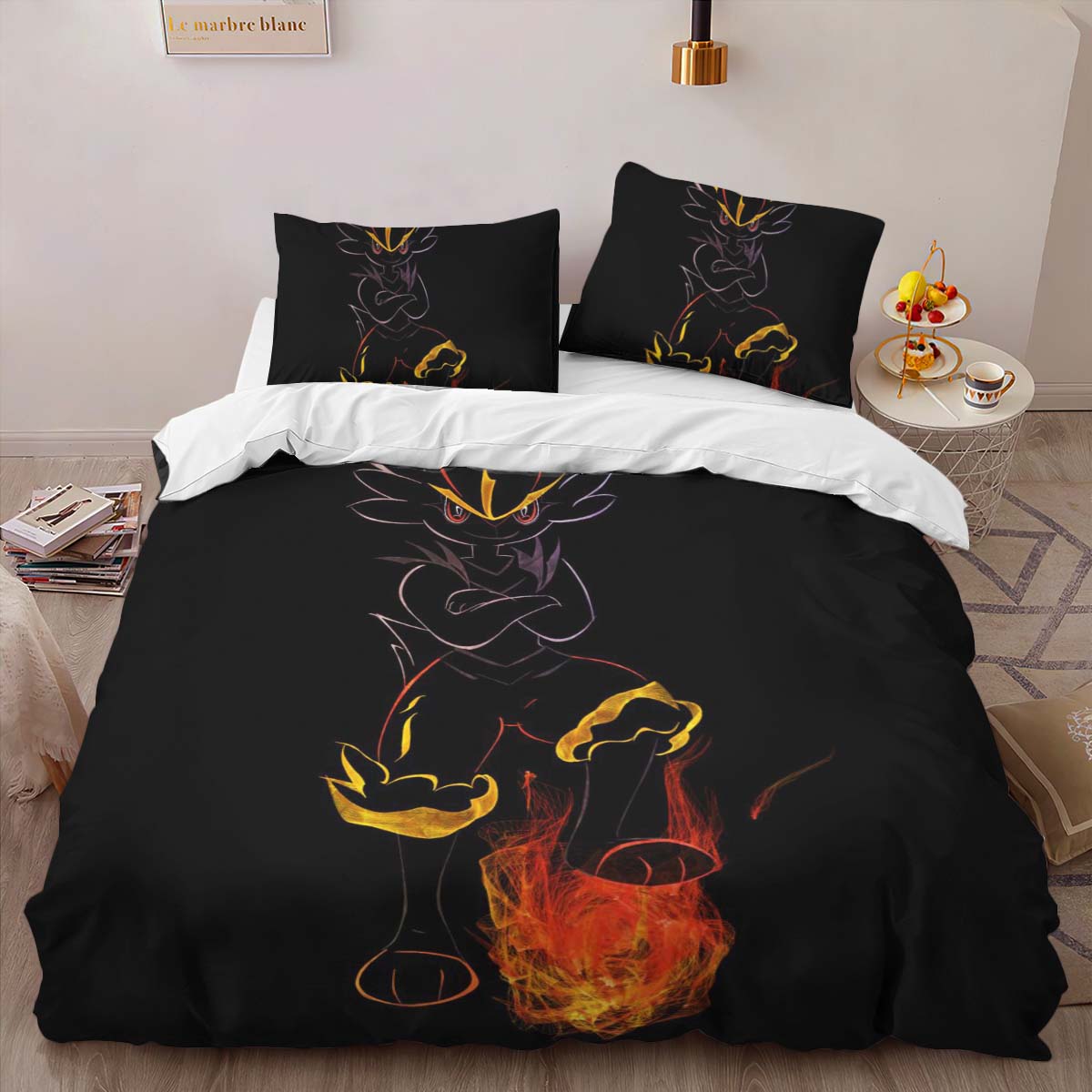 Cinderace Pokemon 10 Duvet Cover 2