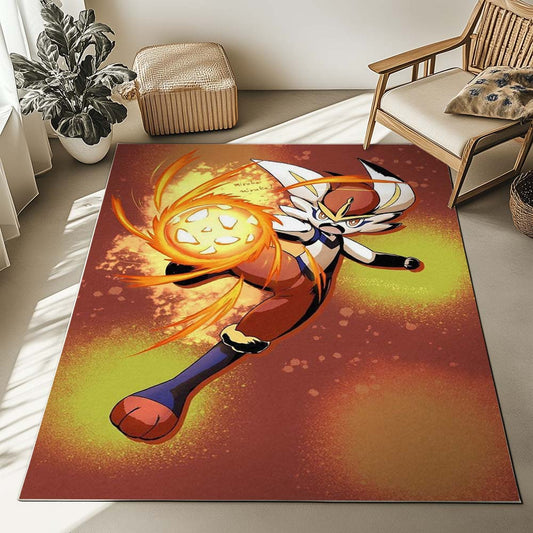 Cinderace Pokemon 11 Rug