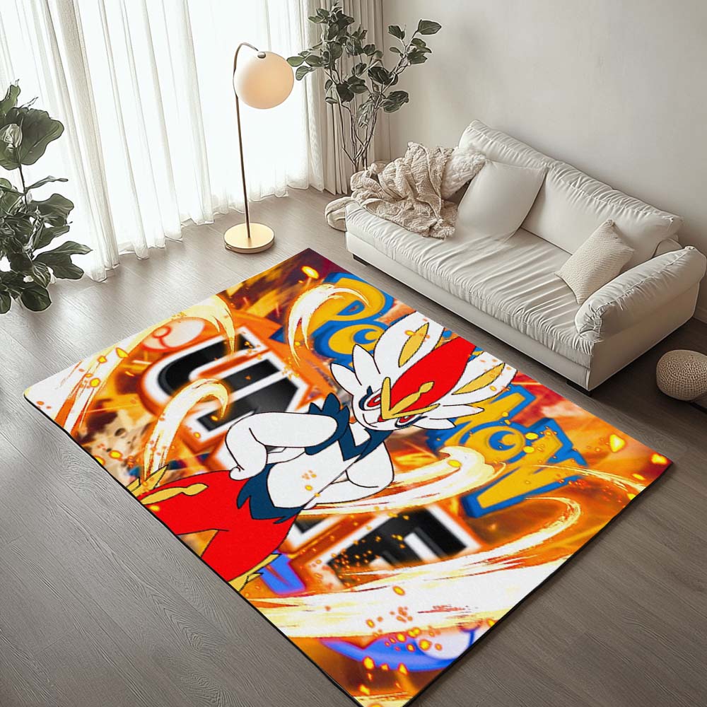Cinderace Pokemon 4 Rug