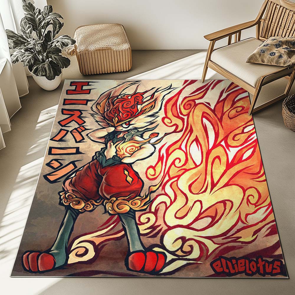 Cinderace Pokemon 6 Rug