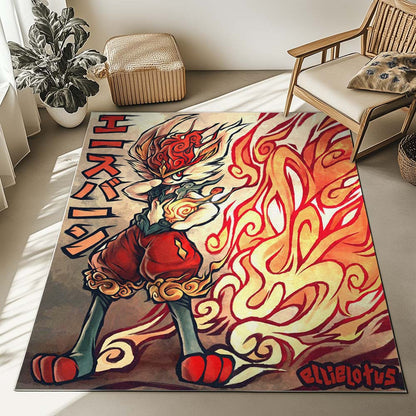 Cinderace Pokemon 6 Rug