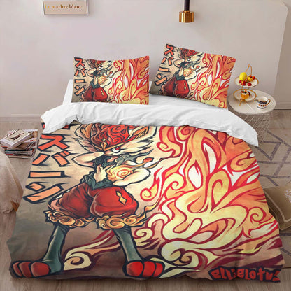 Cinderace Pokemon 6 Duvet Cover 2