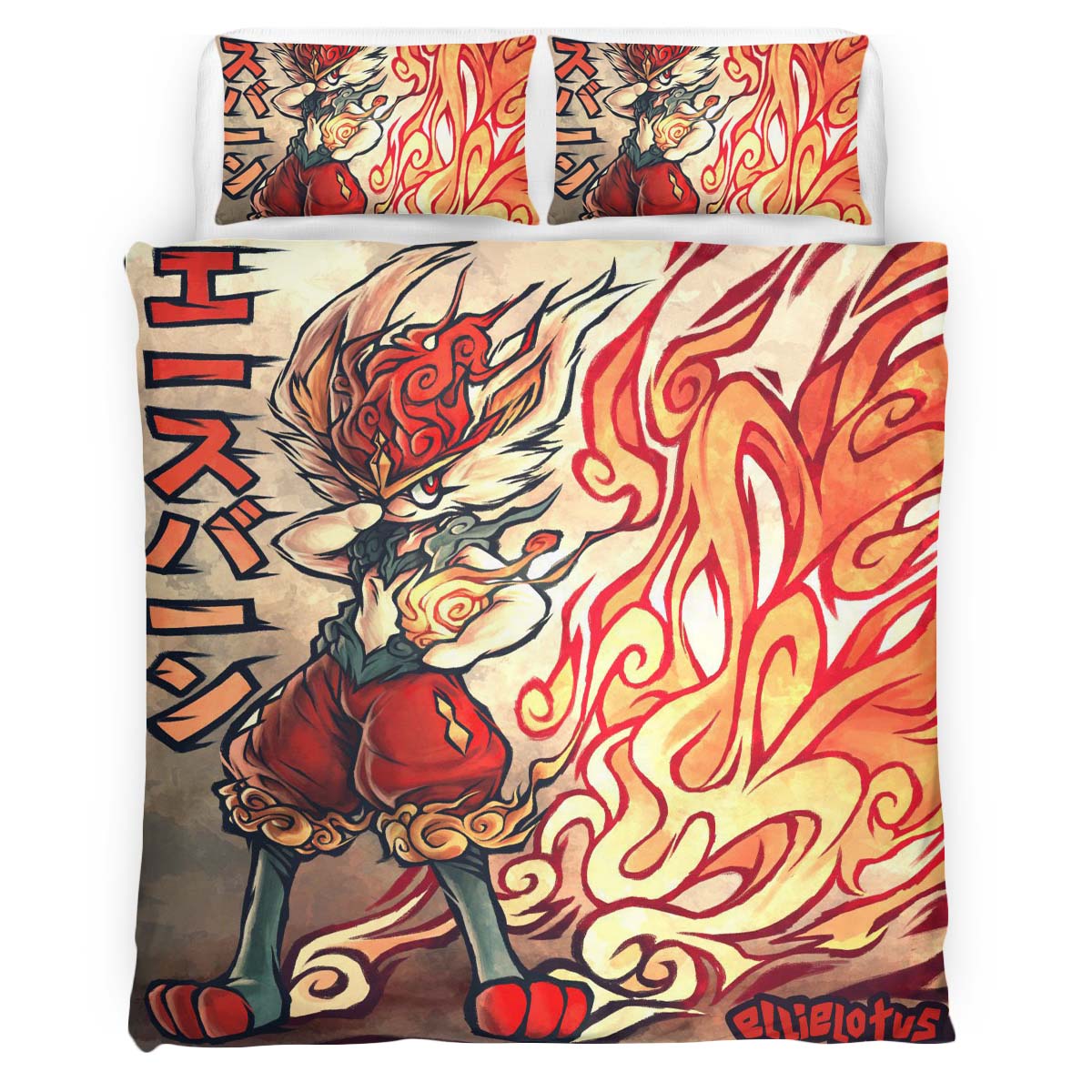 Cinderace Pokemon 6 Duvet Cover