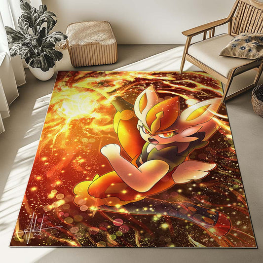 Cinderace Pokemon 9 Rug