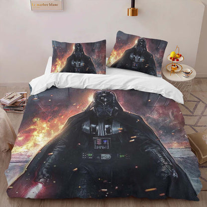 Darth Vader With Fire Star Wars 1005 Duvet Cover 2
