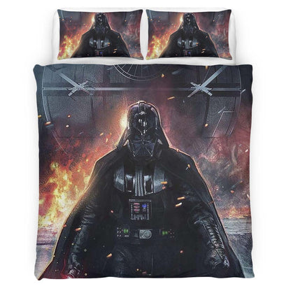 Darth Vader With Fire Star Wars 1005 Duvet Cover