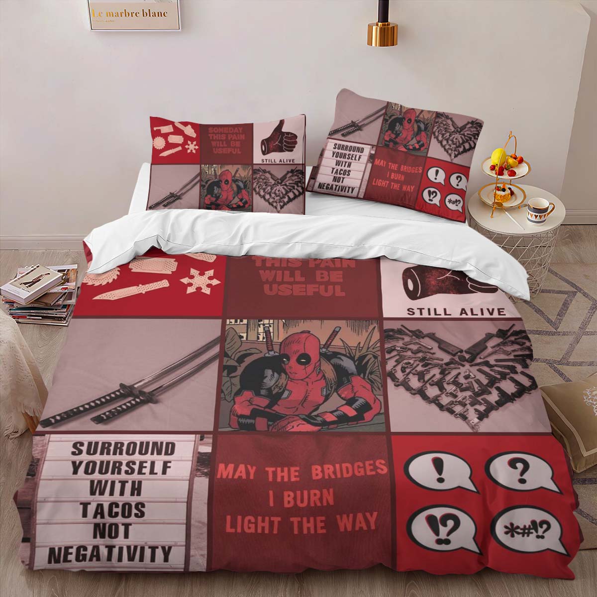 Deadpool 20 Duvet Cover 2