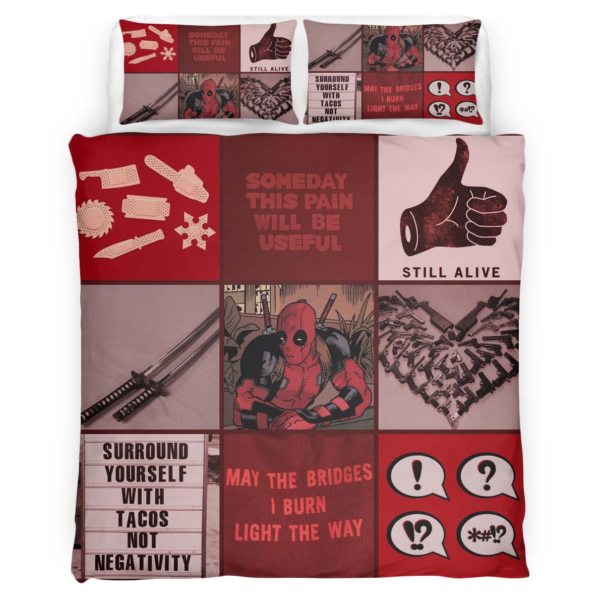Deadpool 20 Duvet Cover