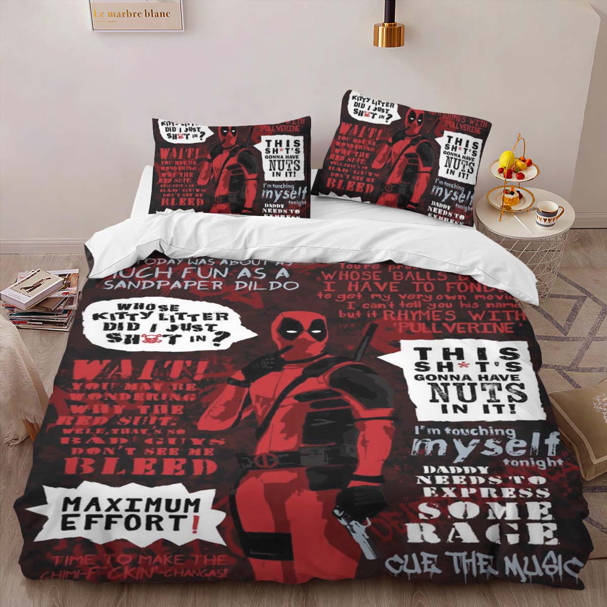 Deadpool 21 Duvet Cover 2