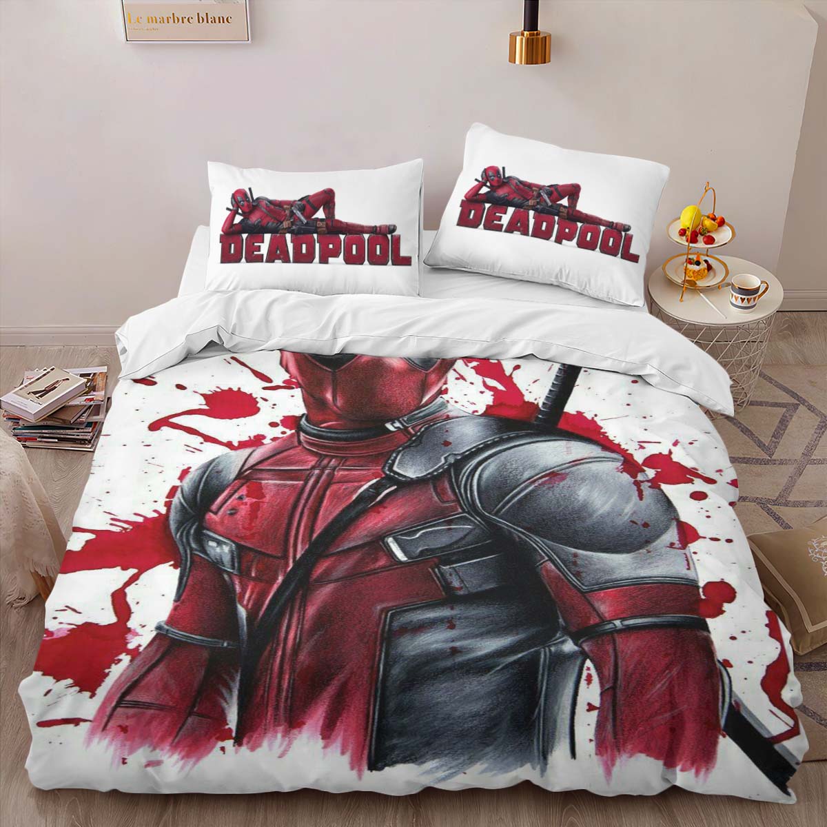 Deadpool 8 Duvet Cover 2