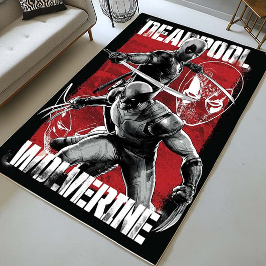 Deadpool and Wolverine Rug